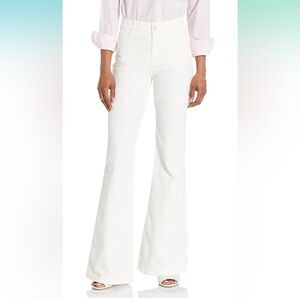 PAIGE White Boot Cut Flare Jeans